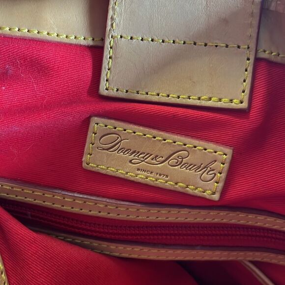 Dooney & Bourke Beige/Navy shoulder bag - Picture 12 of 16